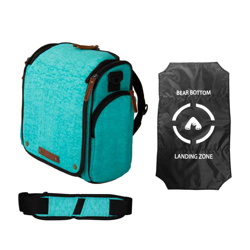 Tyke Traveler Smart Diaper Bag Set: Ocean Turquoise