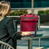 Balance Convertible Bag: Vegan Leather: Fire Red