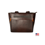 CHESTNUT BROWN LEATHER BAG