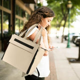 Balance-X Convertible Bag: Vegan Leather: Ivory