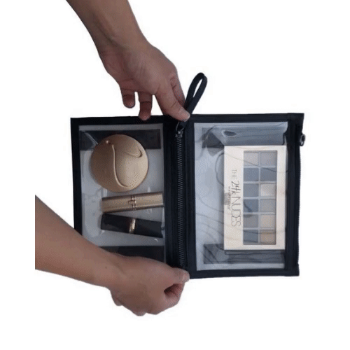 Animated Clear Pouch for a Playful Touch